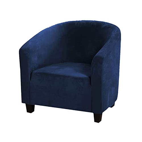Topchances Soft Velvet Tub Chair Cover