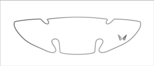 Image of BFRC 3D Gel Finish Car Door Transparent Handle Cup Scratch Guard Sticker Universal for Specific Brand (Pack of 3) (MRDRVAR) (NEW Thar Mahindra)