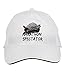 Makoroni - Marathon Spectator Run Runner Hat Adjustable Cap, DesE69 White