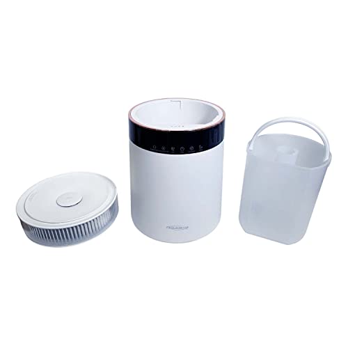 Soleus Air 2 in 1 Humidifier with Adjustable Humidistat, Warm Mist, Sauna Technology, 3 Color Level Humidity Indicators, 4 Liter Tank Size, Up to 1,000 SqFt