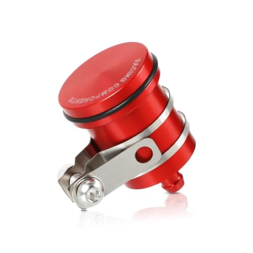 Bocal liquide de frein moto pour Yamaha FZ6 2004-2010 réservoir arrière rouge
