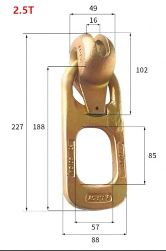 Image of Precast Concrete Lifting Clutch, 1.5T-2.5T Heavy-Duty Quick Lift Panel Tool for Efficient Construct, Lifting Device for Easy Handling and Transport