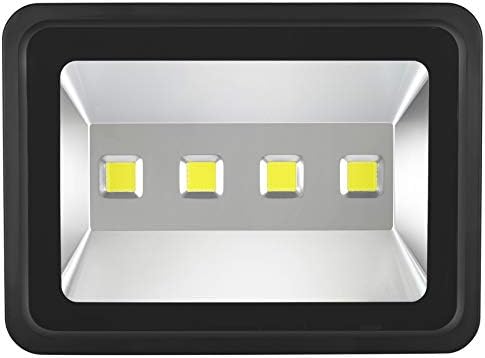 SZPIOSTAR 200W LED Flood Lights, Outdoor Security Light with Plug, Daylight White 6000k, 20000lm, Waterproof IP65 Light Fixtures for Backyard Building Garden