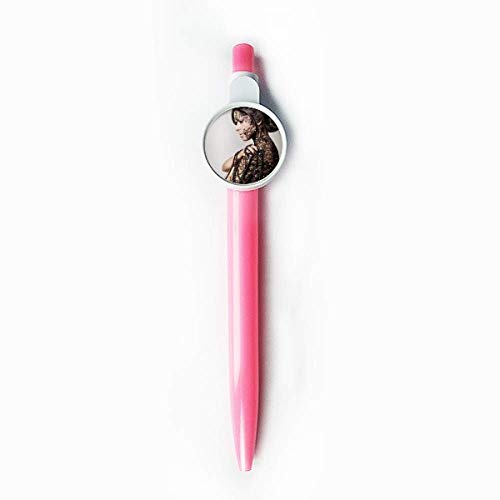 Stylo bleu rétractable Gal de DIYthinker au design artistique soigné