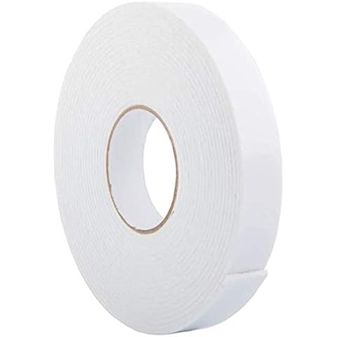 Double Sided White PE Foam Tape-Outdoor and Indoor Heavy Duty Strong Weatherproof Adhesive Tape for Decorative and Trim,Car & Gap Filling Mountings,Home Decor, Office Decor(33 Ft Long,Wide 1.18 in) Cover