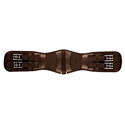 Collegiate Memory Foam Dressage Girth, Brown, 28