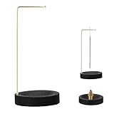 Declaración de estilo con varilla dorada y base negra mate: Con su estética contrastante, este soporte es un punto focal decorativo. La varilla metálica dorada brillante crea un atractivo acento visual, que se destaca de la base negra mate y sólida. Esta combinación atemporal se adapta a diferentes estilos de decoración – desde lo moderno y minimalista hasta la inspiración asiática o meditativa – y también sirve como un hermoso objeto decorativo cuando no está en uso.
