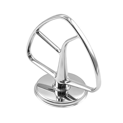 Batedeira plana de aço inoxidável premium com escudo compatível com batedeiras de cabeça inclinada KitchenAid de 4,5 a 5 litros, acessório de pá de mistura de substituição para artesão, clássico