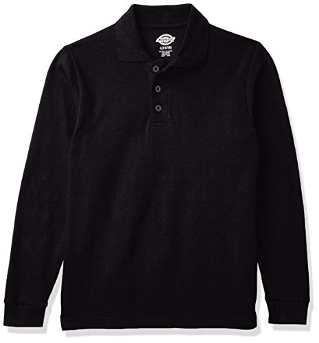 Polo garçon manches longues Dickies contre le froid automnal en coton piqué
