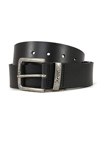 Levi's Herren NEW ALBERT Gürtel, Schwarz (Black), 90