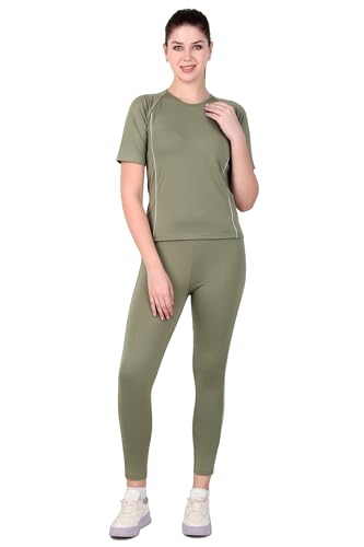 Image of Benzos Women's Body Fitted Gym Running Sports Track Suit | Regular Casual Fit | Track Suit for Girls & Women | Fabric - Polyester Blend