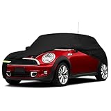YIXIN Waterproof Car Covers for 2002-2024 Mini Cooper/Cooper S Car Covers 190T Covers Customer Fit 100% Waterproof Windproof Strap & Double Door Zipper Up to 148” L