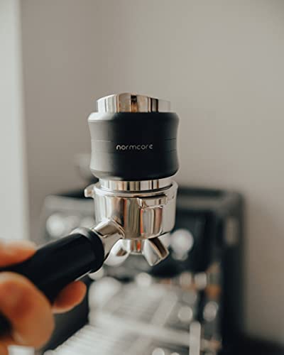 53.3mm Coffee Distributor & Tamper - Normcore Dual Head Coffee Leveler Fits 54mm Breville Portafilters - Built-in Spring - Adjustable Depth, Black - Image 2