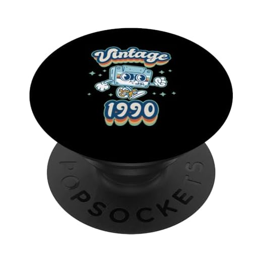 1990 Vintage Cumpleaños Retro Edición Limitada Hombres Mujer PopSockets PopGrip Intercambiable