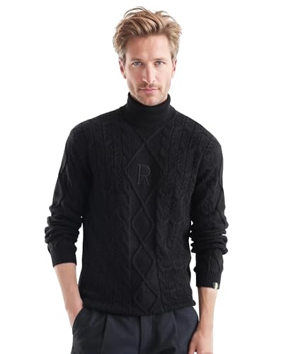 Image of Rare Rabbit Regular fit Textured Sweater