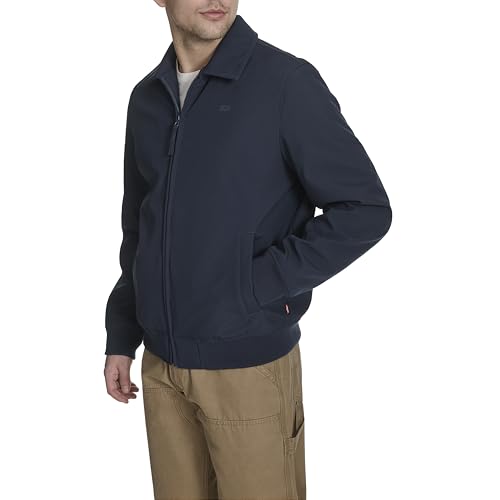 Image of Levi's Men's Men's Lightweight Softshell Varsity Rib Knit Bomber Jacket