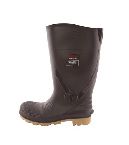 Image of Tingley Profile 51254 Safety Toe Knee Boot, Mens 8 / Womens 10, Brown /Crepe