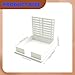Amagogo Sticky Note Holder Sticky Note Stencil Universal Compact Supplies Dispenser Memo Pad Organizer for Workers Office School Desk