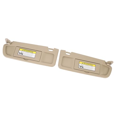 Pare-soleil beige avec miroir pour auto 2006-2011