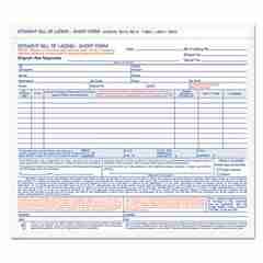 Top3841 Form Bill Lading Shrt Tri