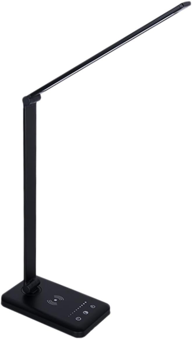 QFGVMXBWKZH Folding Smart Desk Lamp Charging Table Lamps Cordless Table Lamp Desktop Lamp Dimmable Desk Lamp Touch Office Light Portable Desk Lamp Fast Charge Aluminum LED Student Desk lamp