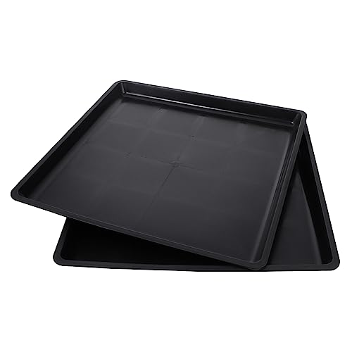 COLLBATH Pet Cage Accessory Pet Cage Bedpan Tray Double Pans Dog Crate Pan Safe and Easy to Use