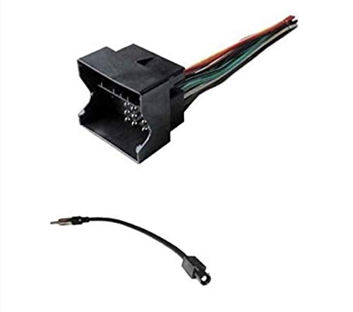 ASC Audio Car Stereo Radio Wire Harness and Antenna Adapter -Made for BMW: 2002-2003 5 Series, 2004-2010 X3, 2000-2006 X5, 2003-2008 Z4, 2002-2006 Mini Cooper, 2008-2009 Pontiac G8