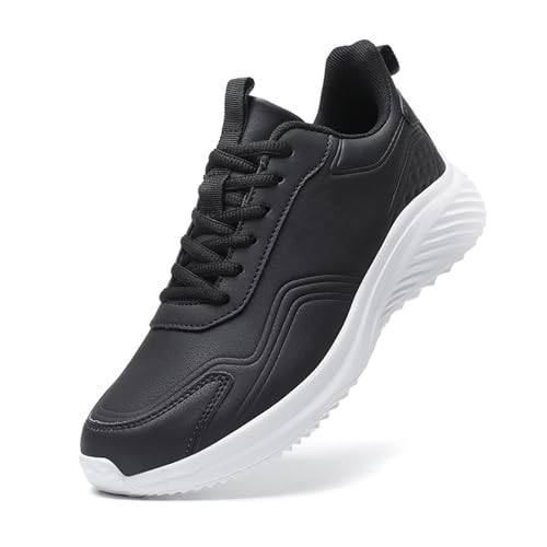 Sudychen Scarpe da Lavoro Uomo Leggere Running Scarpe da Corsa Sportive Outdoor Fitness Sneaker Nero EU39-46
