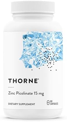 THORNE - Zinc Picolinate 15mg - Highly Absorbable Zinc Supplement...