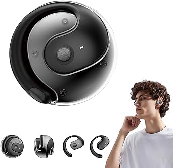 CHANCCI Smart Language Translator Earbuds,AI Translating Earbuds,Translation Earbuds Real Time,Wireless Translator Pods with Stereo Sound,Supports 75 Languages,Equipped with AI APP,for School