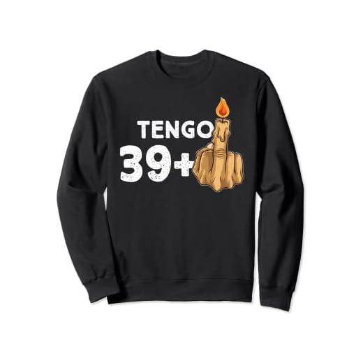 39+1 Dedo Medio Vela De Cumpleaños Para El 40º Cumpleaños Sudadera