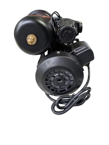 Image of COPPER MOTOR, 125W 0.5 FLOWRATE SUPER SILENT BLACK COLOR Automatic PRESSURE Booster Pump AUTO START for Home, Garden, Farms, Bathroom, 0.25 HP, 22M Head, 2830 RPM, Copper Motor,