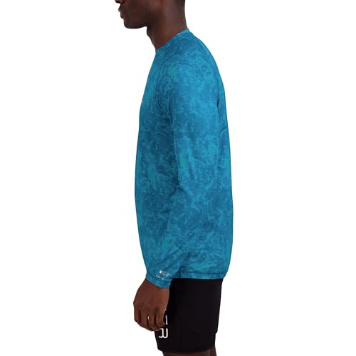 Spyder Men's Long Sleeve Rashguard – UPF+, Quick-Dry, Hybrid Swim Shirt, Surfing, Hiking, Workouts4