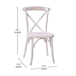 Merrick lane bardstown bistro style wooden dining chair lime wash high x back  urban country home decor