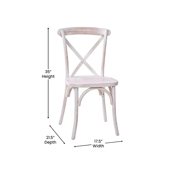 Merrick lane bardstown bistro style wooden dining chair lime wash high x back  urban country home decor