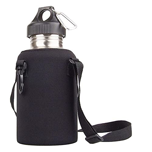 Sportfles Cover Travel Rvs Single Layer Tea Water Bottle Carrier Geïsoleerde Tas Houder Anti-Scald Cup Cover (Color : B) - Afbeelding 3