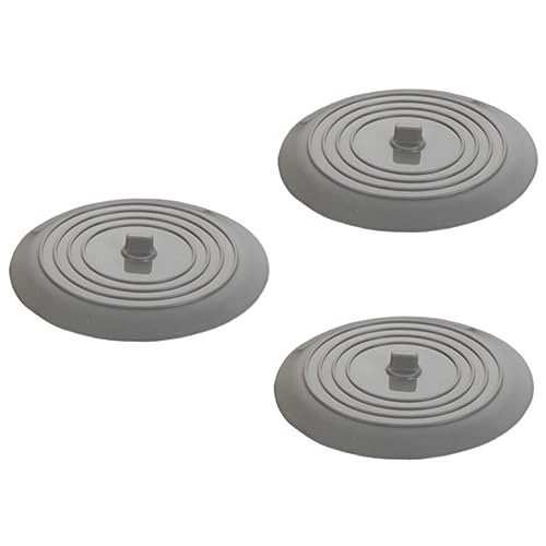 Artibetter 3 Pecas tomada de banheiro tapete redondo plugue de banheira rolha de drenagem rolha de b