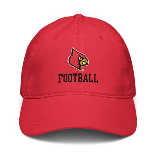 Gorra de béisbol ajustable roja de Louisville Cardinals miniatura 2