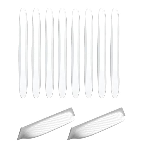 10 Pièces Protege Portiere Voiture, Protection Pare Choc Voiture, avec 2 Déflecteurs de Pluie Imperméables, Adaptés à la Plupart des Voitures, Conçus...