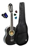 Violão Infantil Giannini 1/4 Nr Bk Nylon Preto+capa+afinador