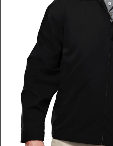 AFC Men’s Twill Jacket Polyester Water Resistant Coat Big & Tall Sizes 3 Colors4