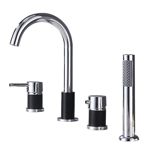 Ensemble de pommeau de douche avec mitigeur de baignoire à levier unique précis