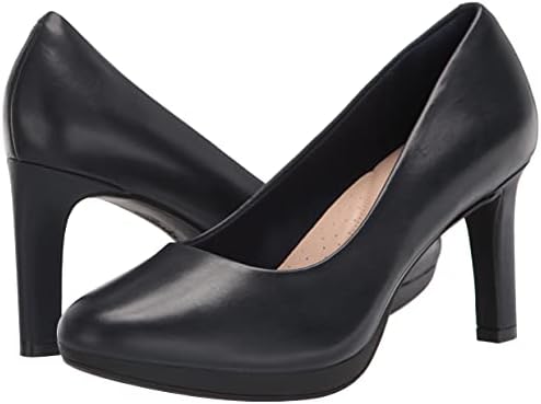 Clarks Women's Ambyr Joy Pump, Navy Leather, 8.5 | Image 6