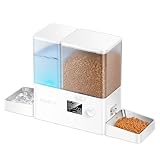 Rojeco 2-in-1 8.5L Automatic Cat Feeder and Water Dispenser, 5L Food Capacity, 3.5L Water Capacity