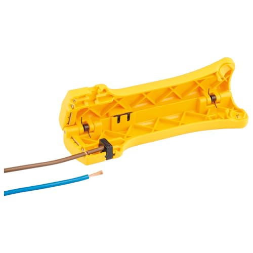Jokari 30900 Dénudeur Allrounder jaune : dénuder sans couper les fils - 4