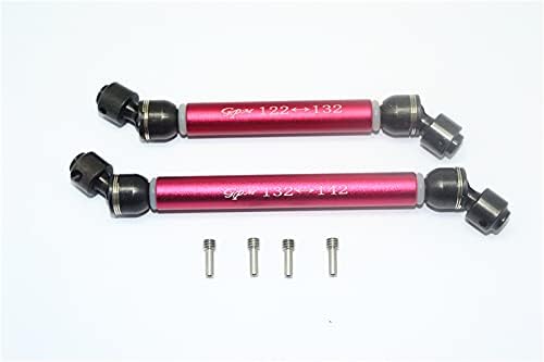 Element RC-1/10 Enduro SENDERO Steel+Aluminium Front CVD Drive Shaft -6PC Set