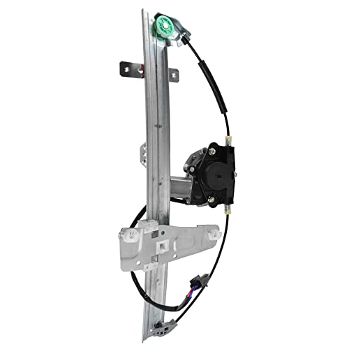 Image of TRQ Front Right Power Window Regulator & Motor Assembly Passenger Side Compatible with 2000-2004 Jeep Grand Cherokee