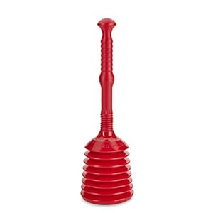 Plunjer – Fix geblokkeerde afvoeren en putten met onze Big Master Plunger – (Rood) door Turboproducts