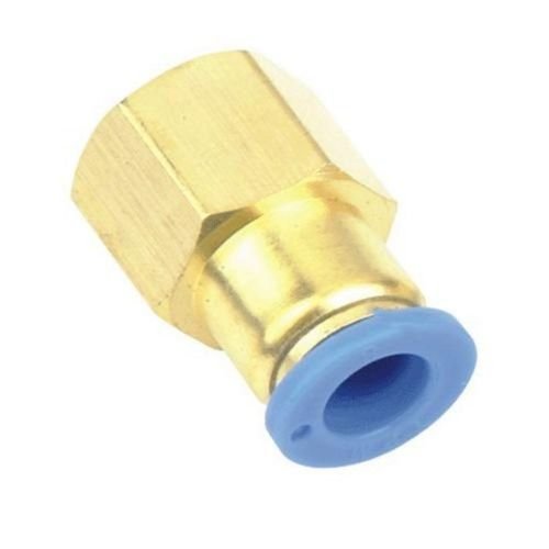 8mm or 5/16 OD to 3/8 NPT Female Straight Push in Connect Tube Fitting (2 Units)