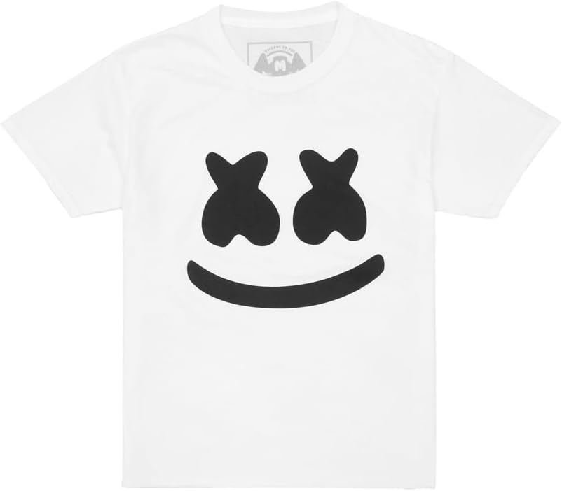 Marshmello - Youth Smile T-Shirt, Unisex - 100% Preshrunk Cotton